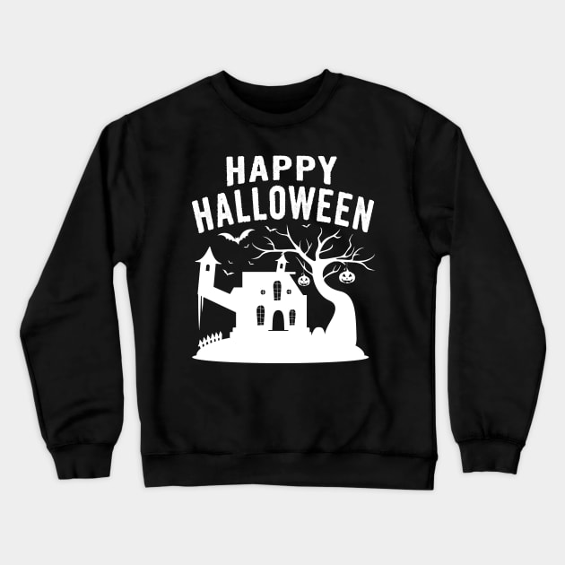 Happy Halloween Crewneck Sweatshirt by chung bit